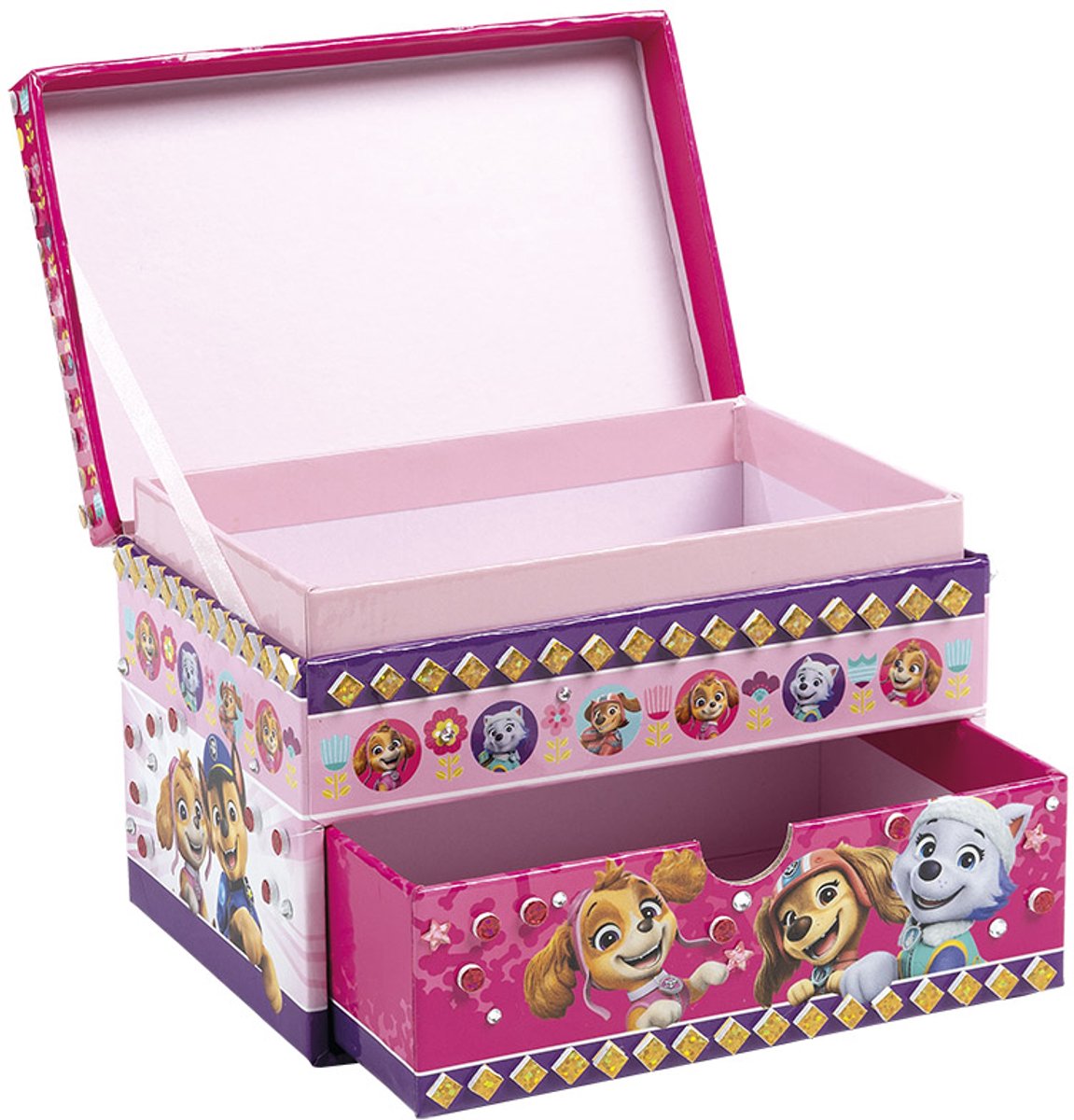 Creative kit, Totum, Paw Patrol, Decorate your own jewelry box