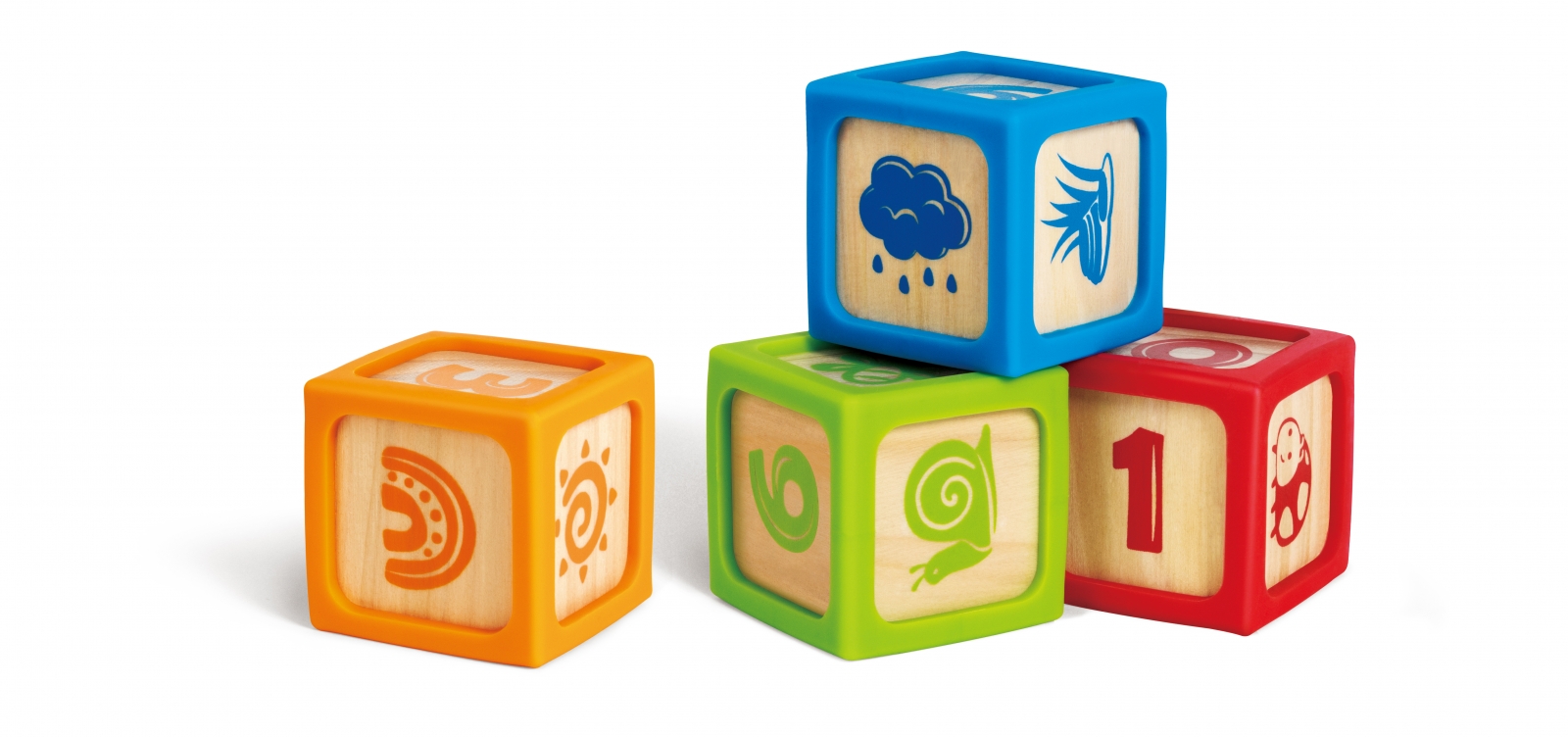 Образователни кубчета, Hape, 4 броя