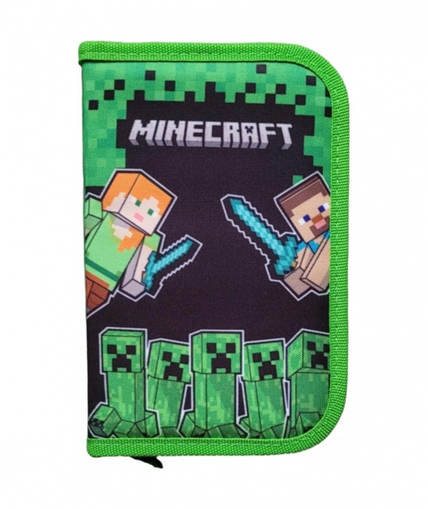 Single toiletry bag without MINECRAFT accessories, 21x13.5x3.5cm
