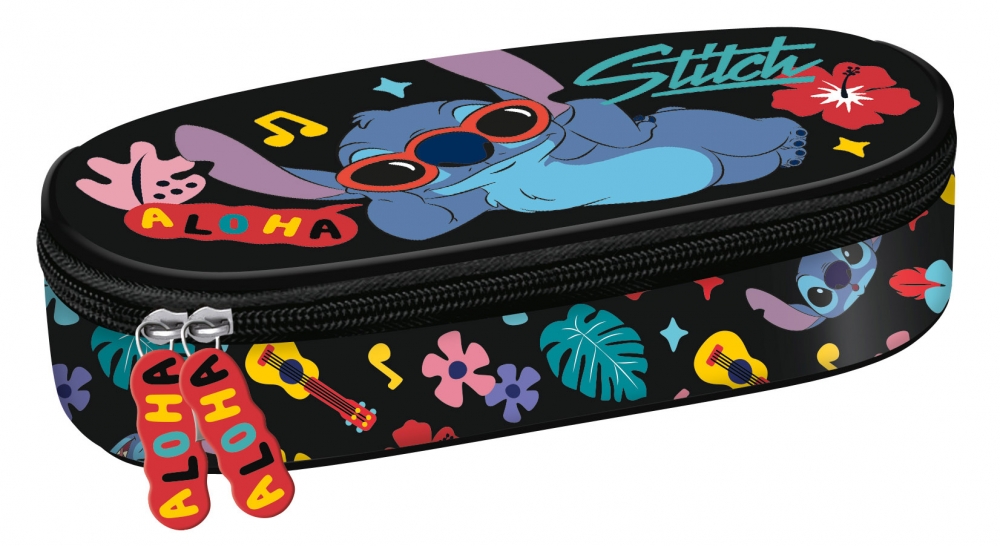 Single toiletry bag, St.Majewski, Stitch, Aloha, Without accessories, 22 x 9 x 5 cm
