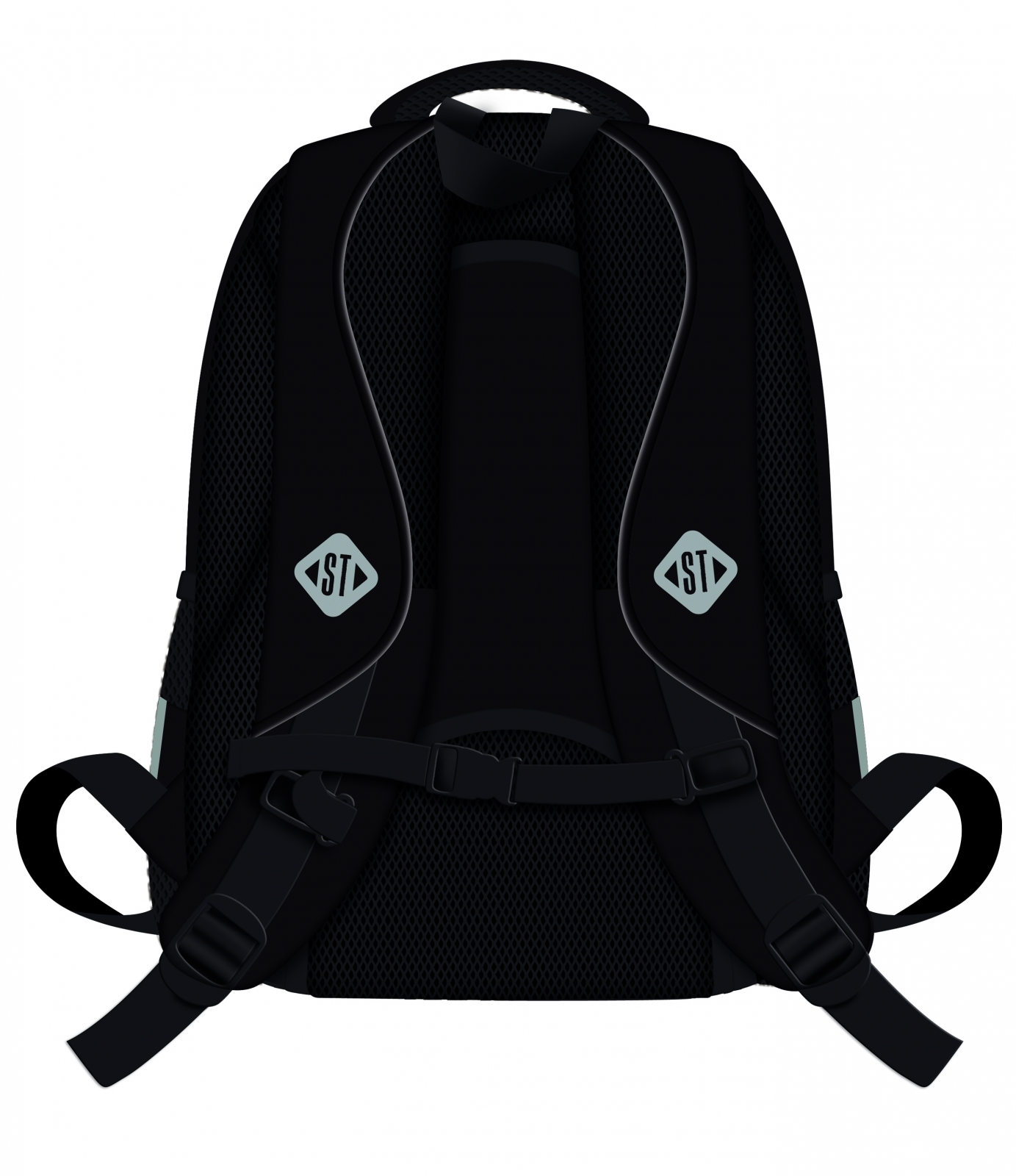 School backpack, St.Right, Sleeping dog, 40 x 28 x 18 cm
