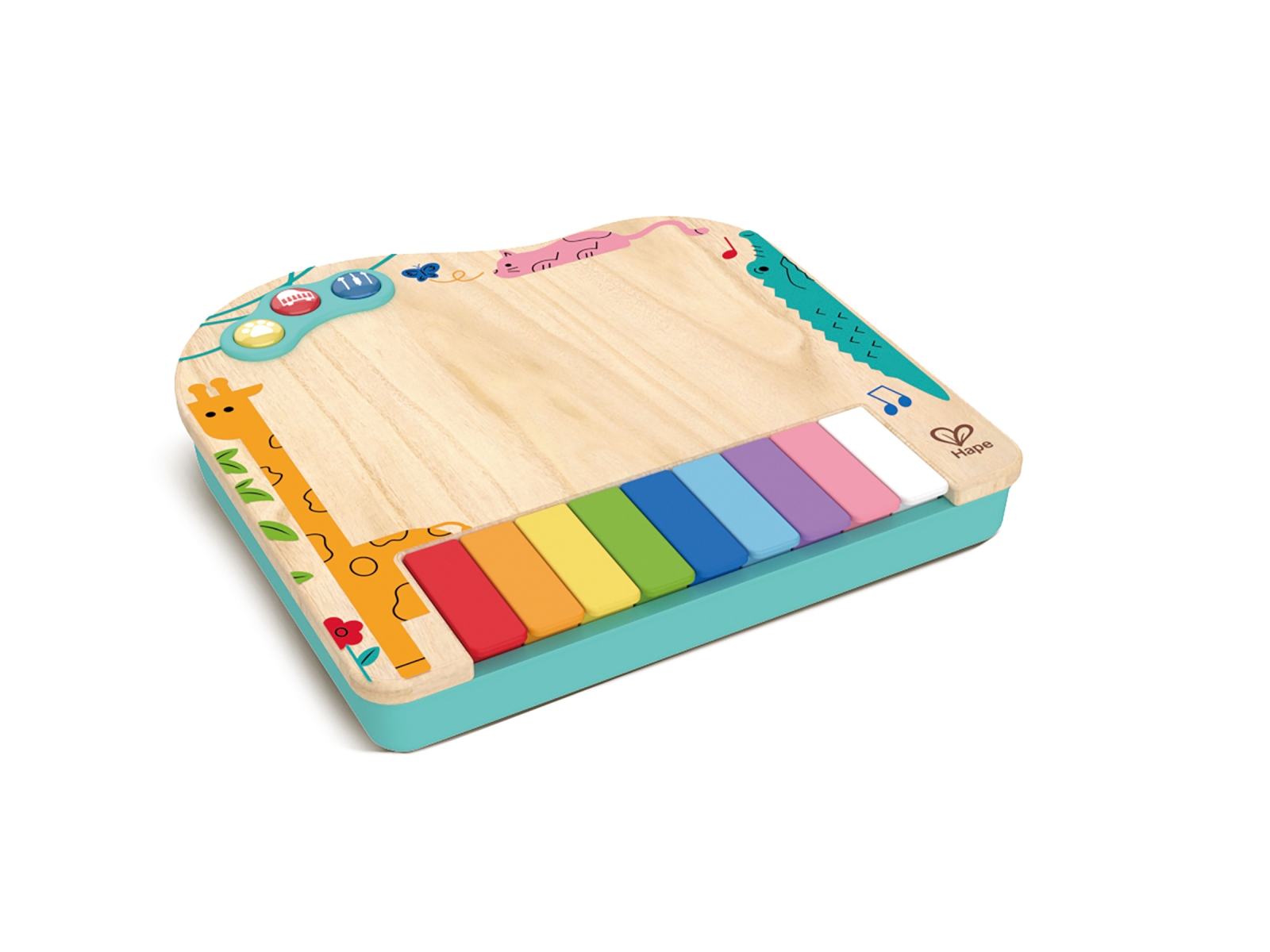 Wooden pixel piano, Hape