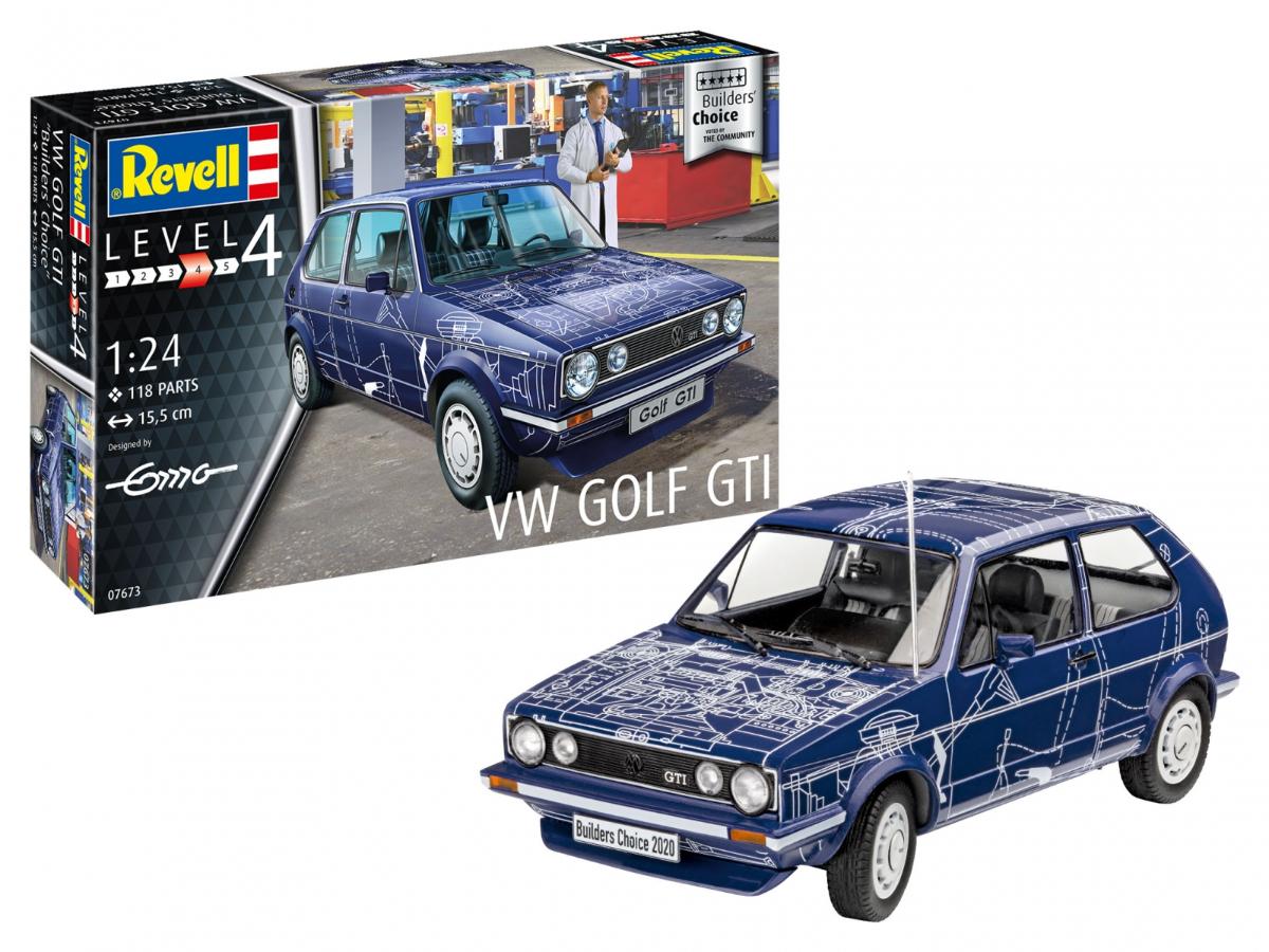 Комплект сглобяем модел VW Golf GTI, 118 части