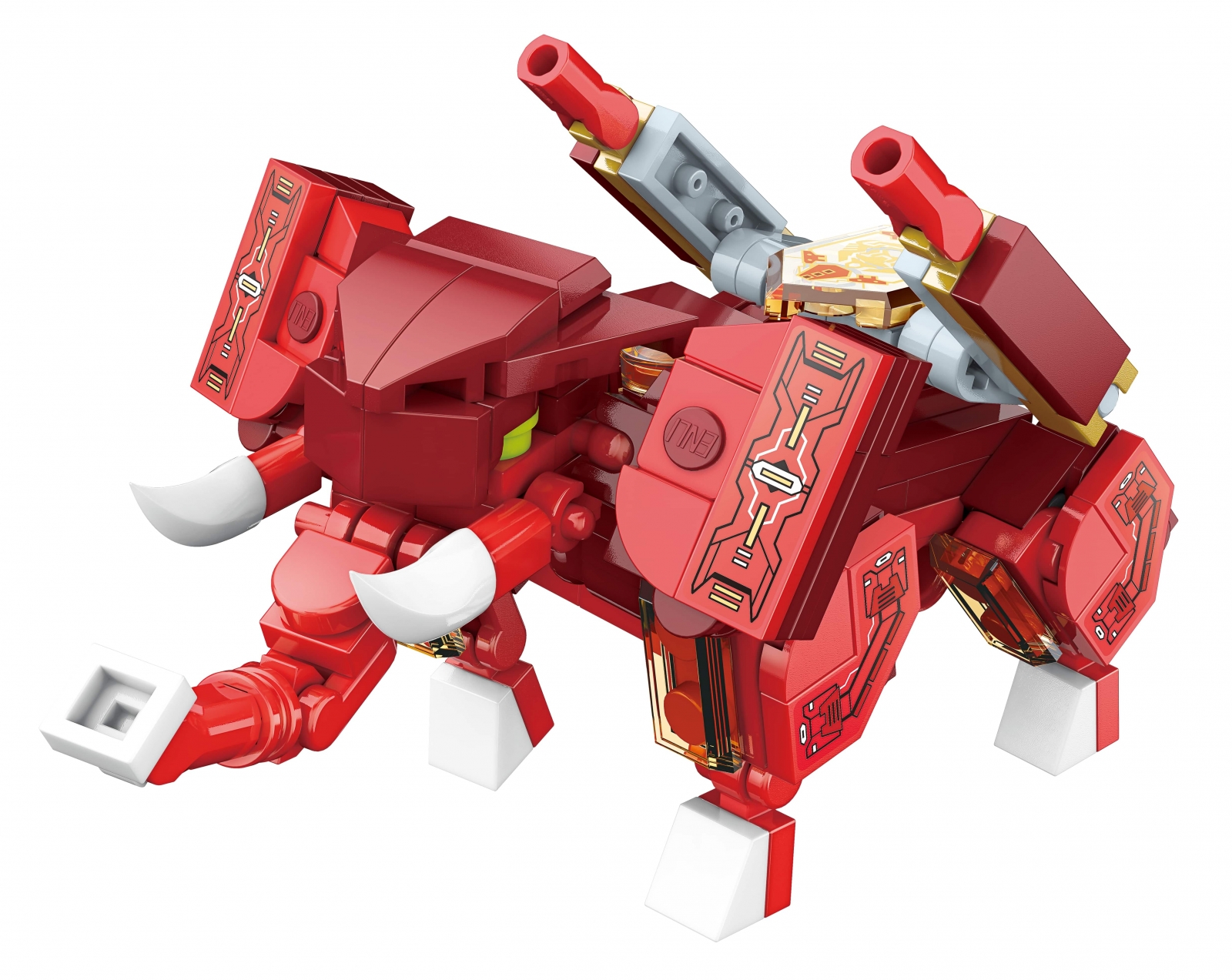 Конструктор Mechanical Beasts, Куб с бронирани чудовища, 177 части