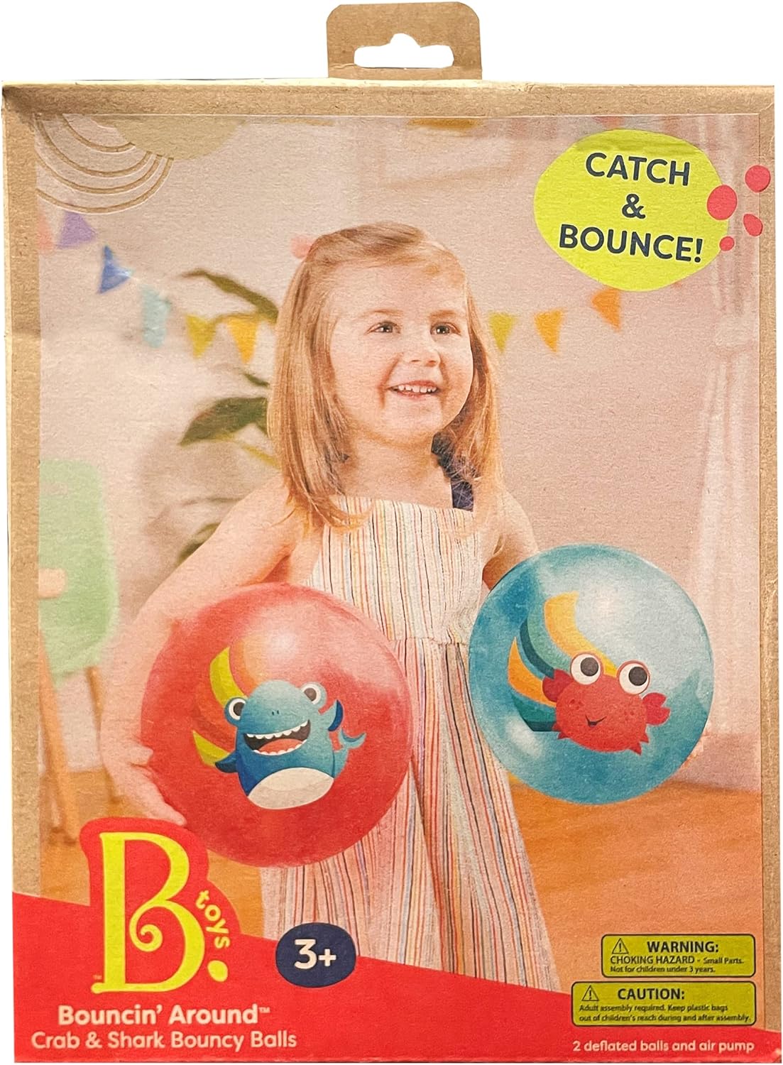 Комплект за игра Подскачащи топки, 2 броя, 22 см