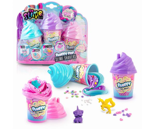 Творчески комплект Пухкав слайм шейкър, 3 цвята