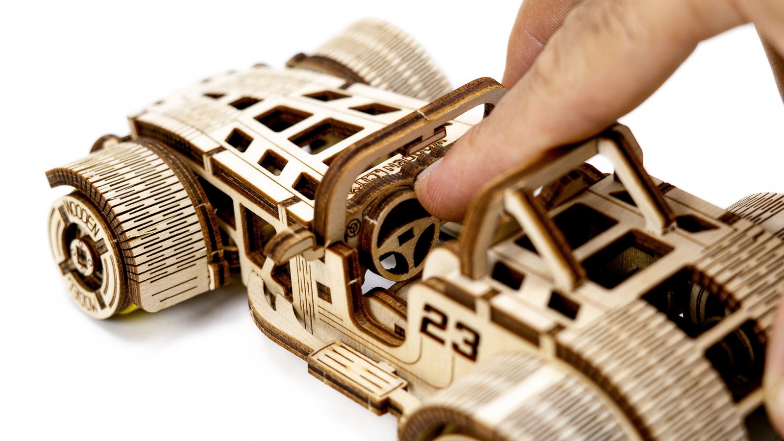 Wooden model kit, Revell, Little Adventures, Roadster, 111 parts