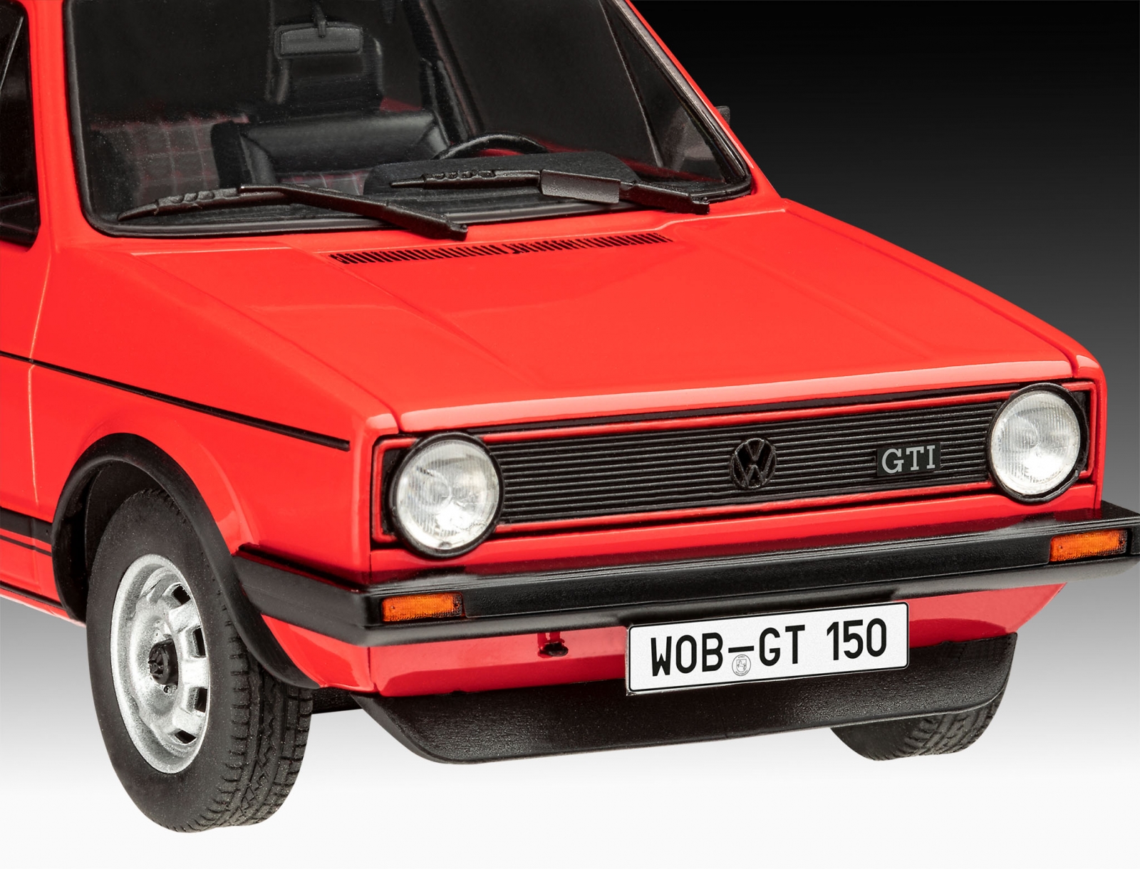 Assembly model, Revell, Gift set 50 years VW Golf 1 GTi, 121 parts