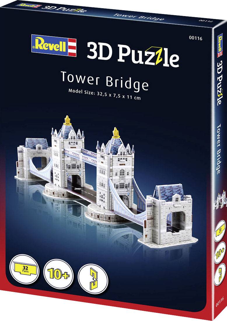 Mini puzzle Tower Bridge 3D, 32 pieces