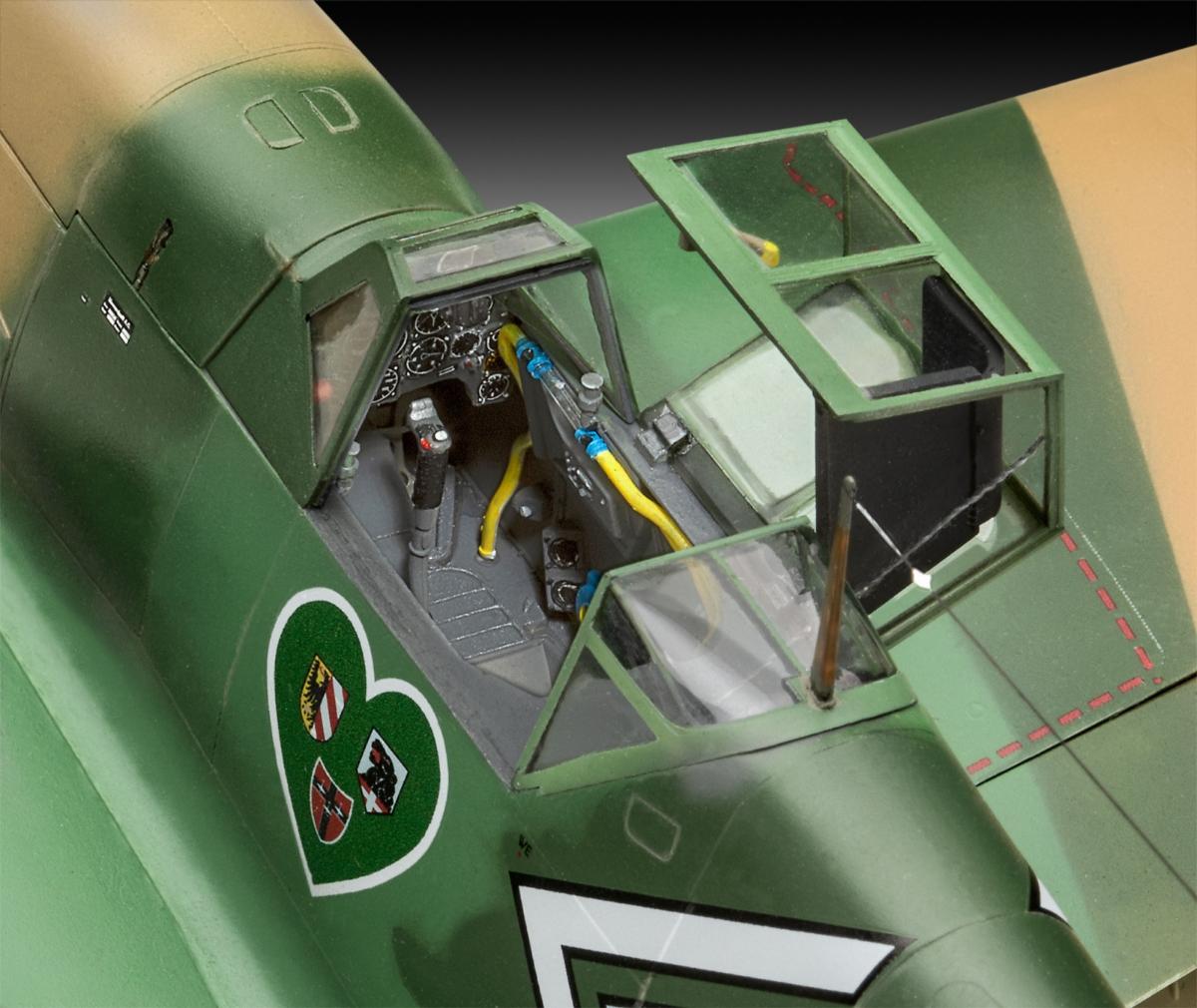 Сглобяем модел Немски изтребител Messerschmitt Bf109G-2/4, 184 части