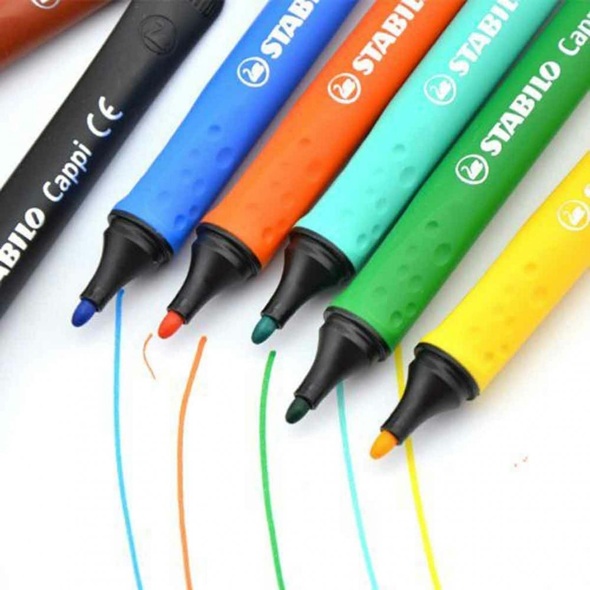 Комплект флумастери, Stabilo, Cappi Arty ST168/18-1-20, 18 цвята