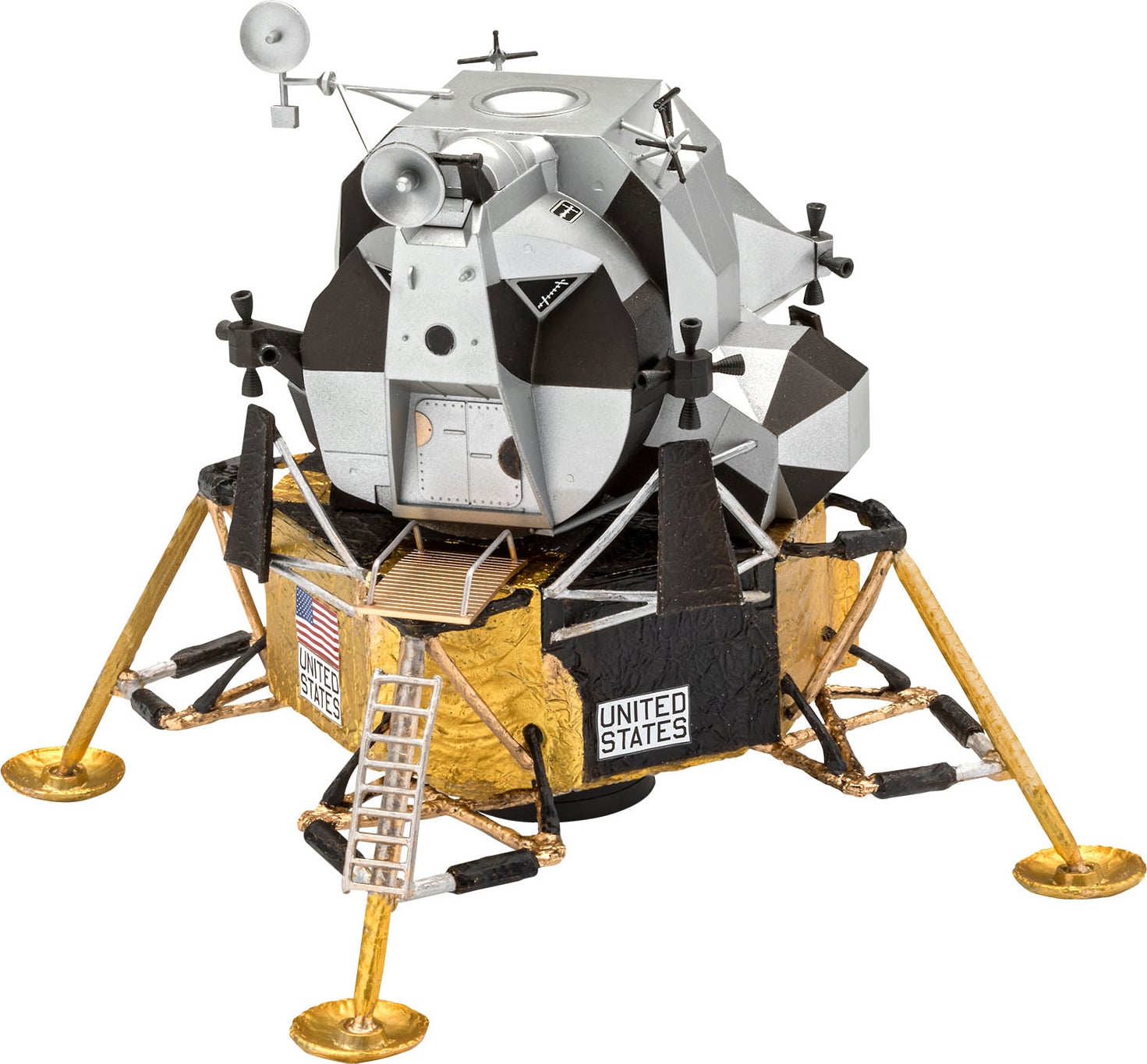 Сглобяем модел Apollo 11, Лунен модул Eagle, 75 части