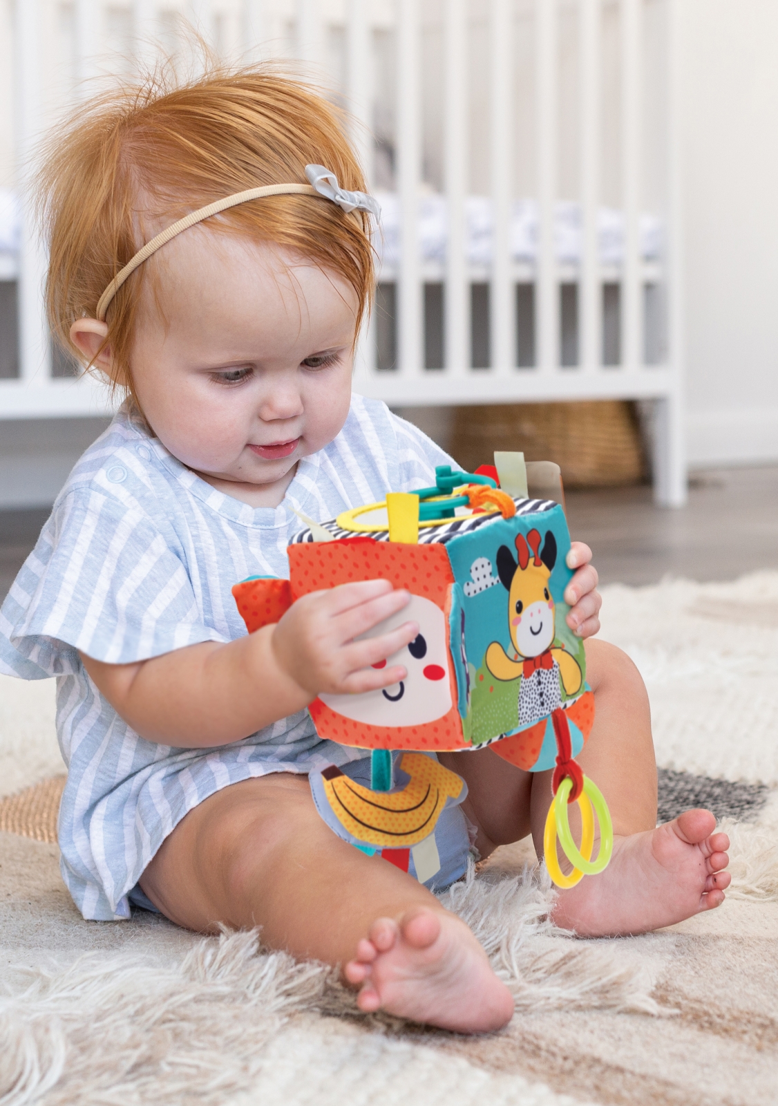 Baby Sensory Cube, Infantino, Animals