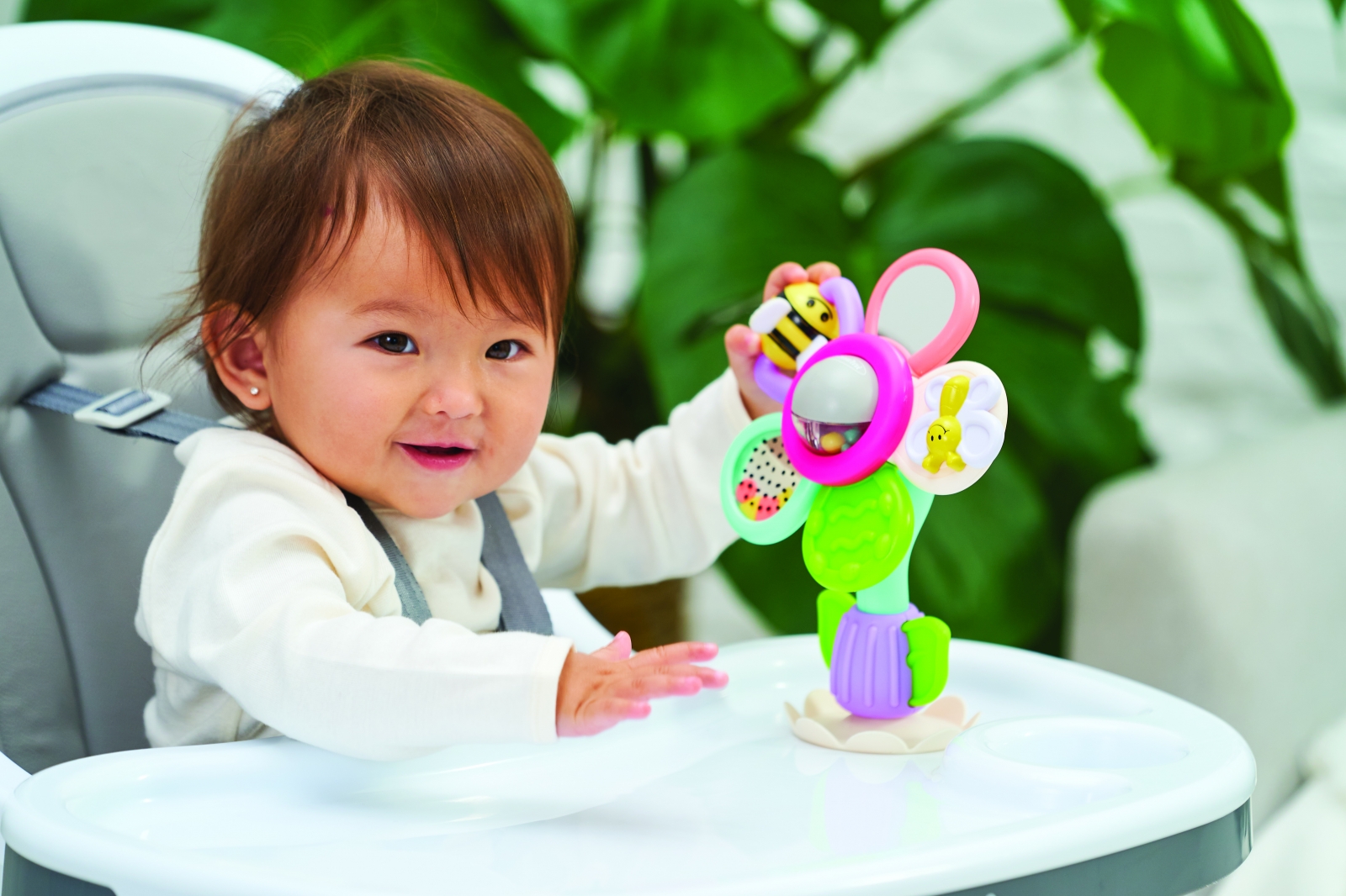Baby activity toy, Infantino, Rotating flower