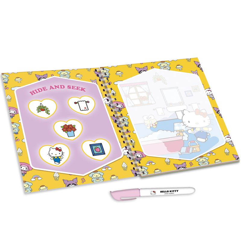 Creative set, Lisciani, Hello Kitty, Water drawing book, Hello Kitty and friends