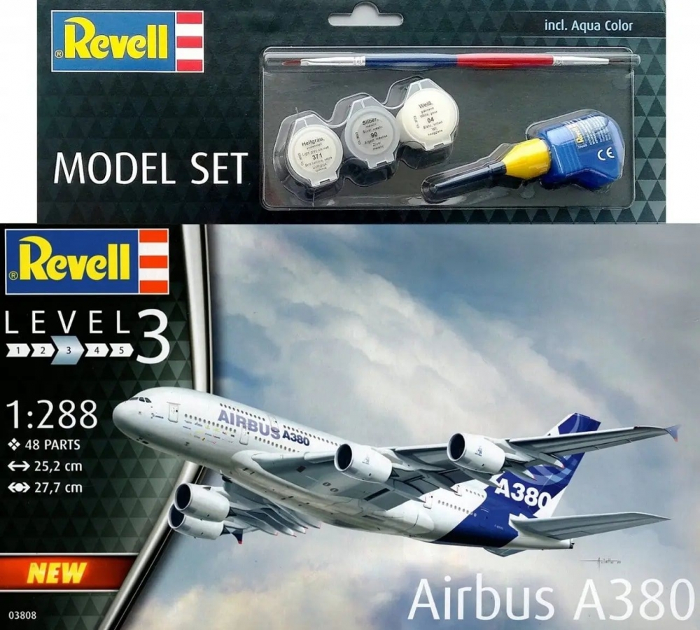 Комплект за сглобяване Airbus A380, 47 части