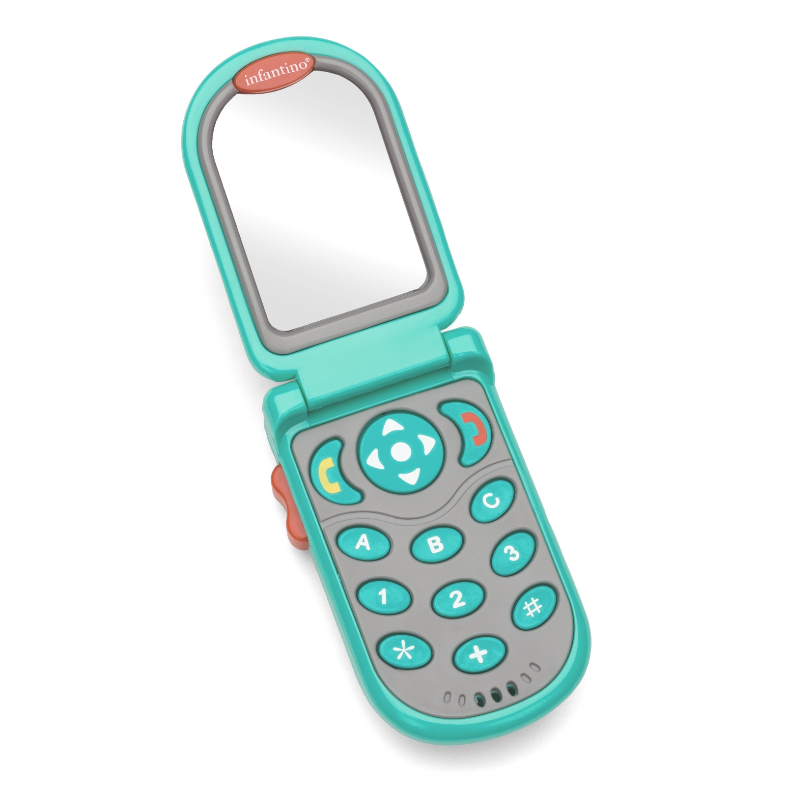 Interactive toy, Infantino, Phone with flip cover and mirror
