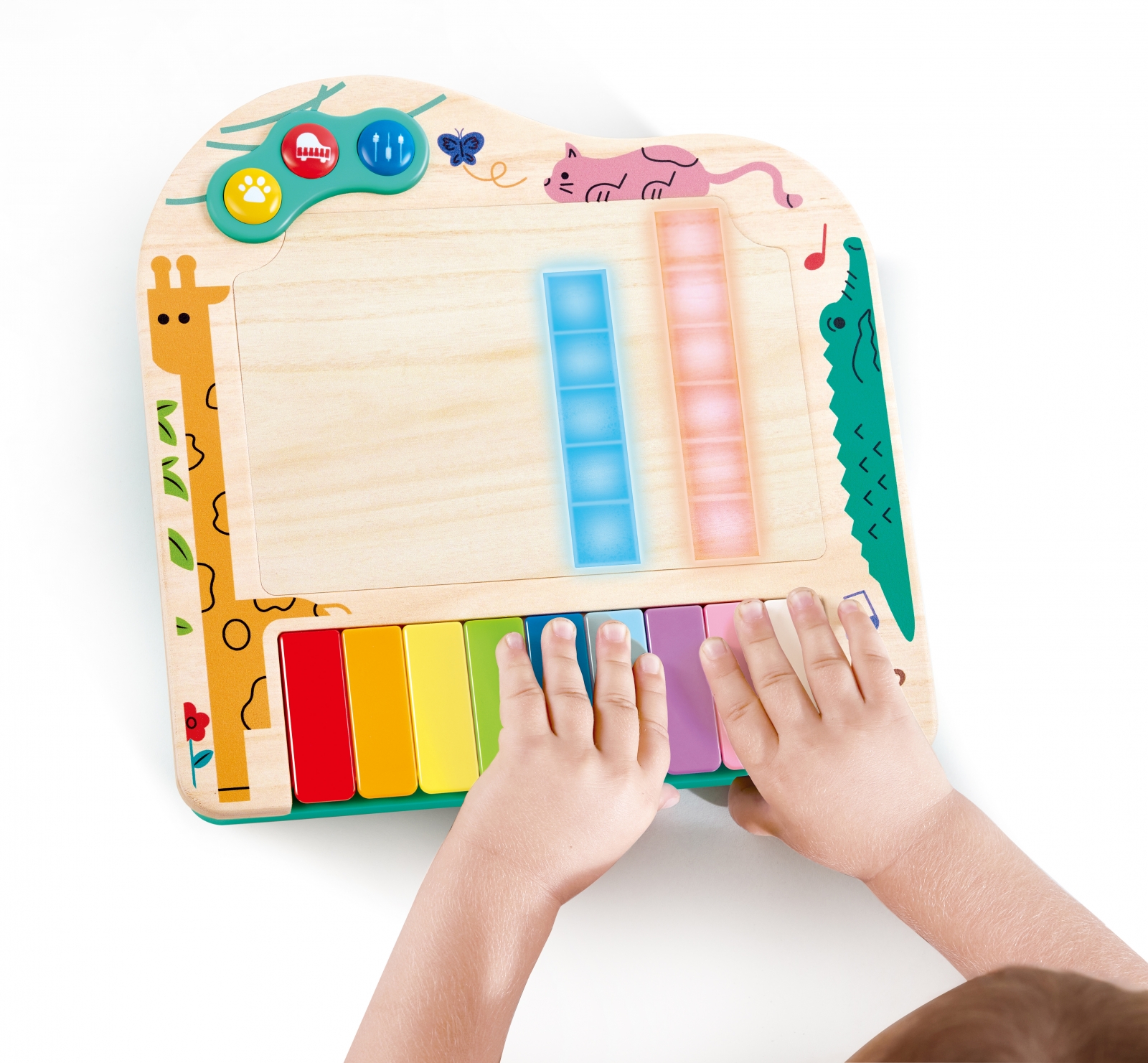 Wooden pixel piano, Hape