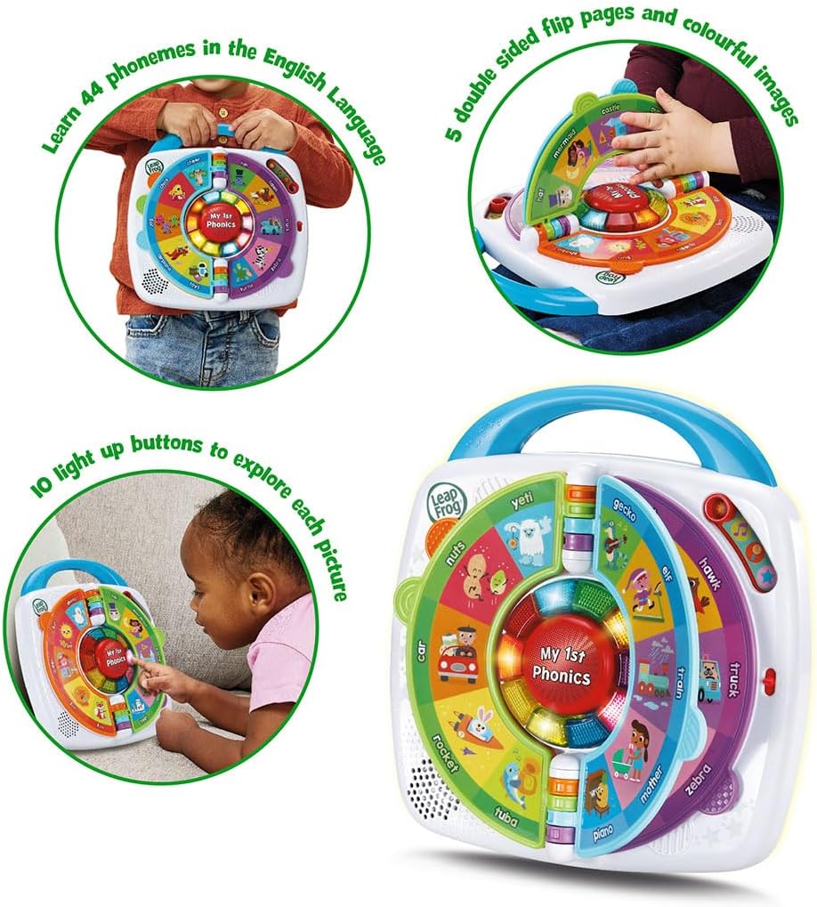 Интерактивна играчка, Vtech, Leap Frog, Моята първа фонетика, Завърти и научи