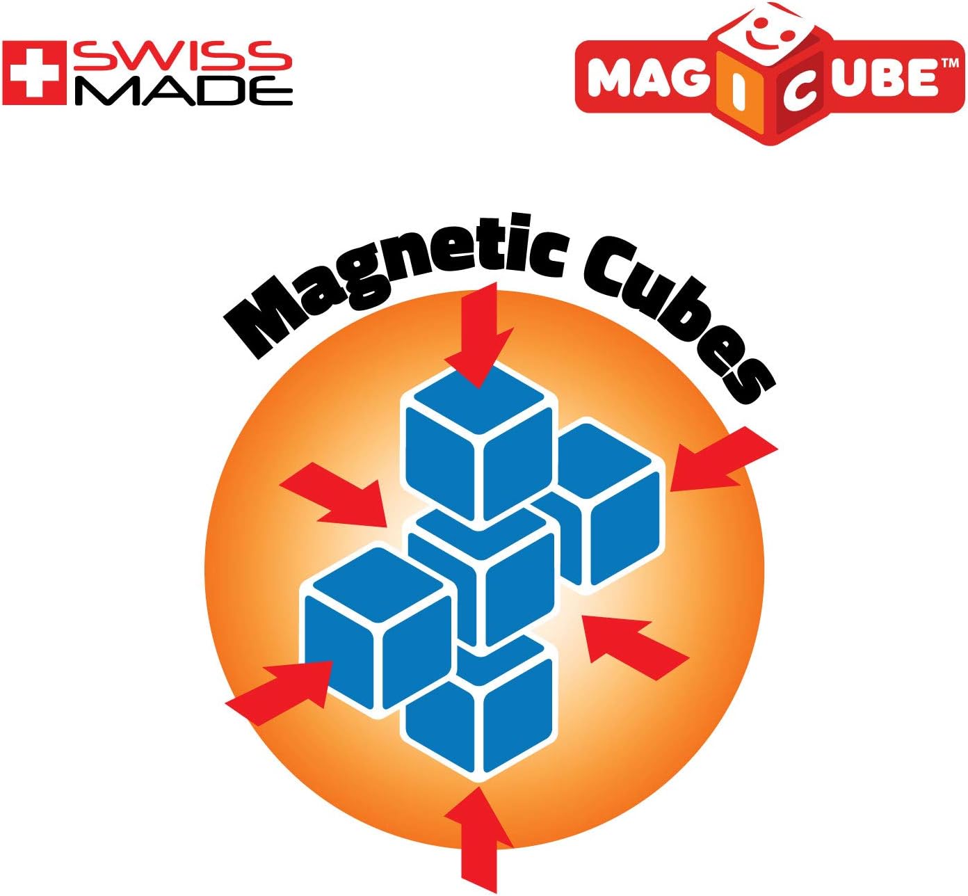 Магнитен конструктор Magicube, Животни в Саваната 109, 3 части