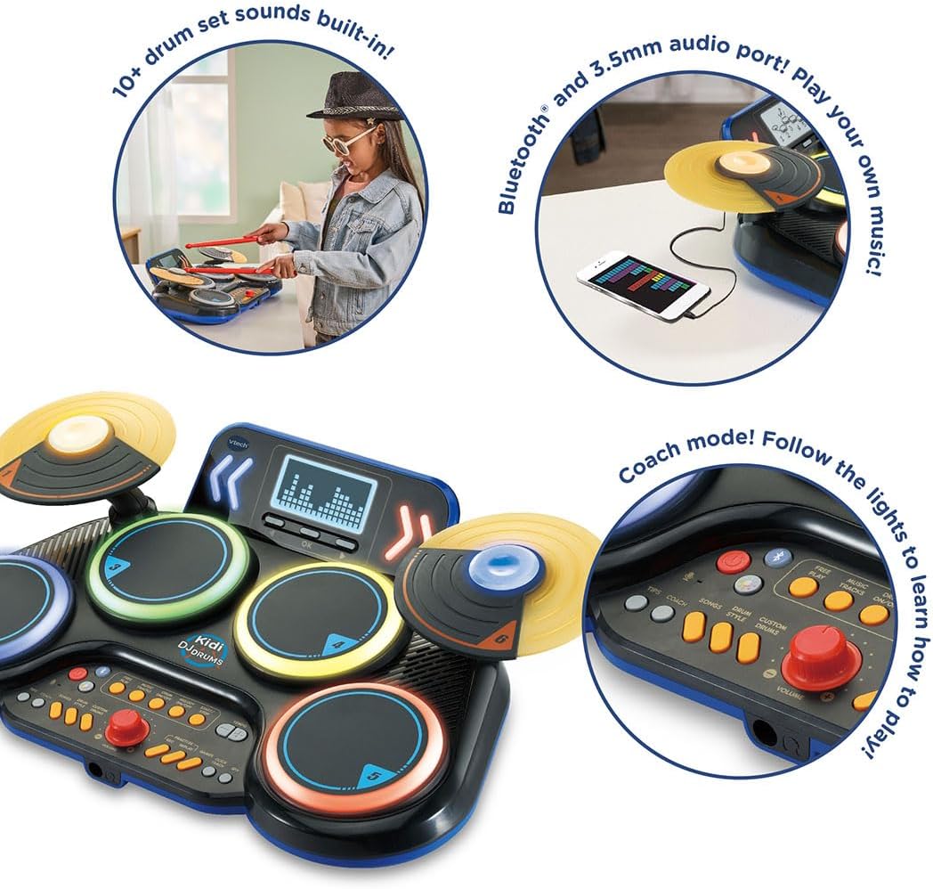 Интерактивна играчка, Vtech, DJ Барабани