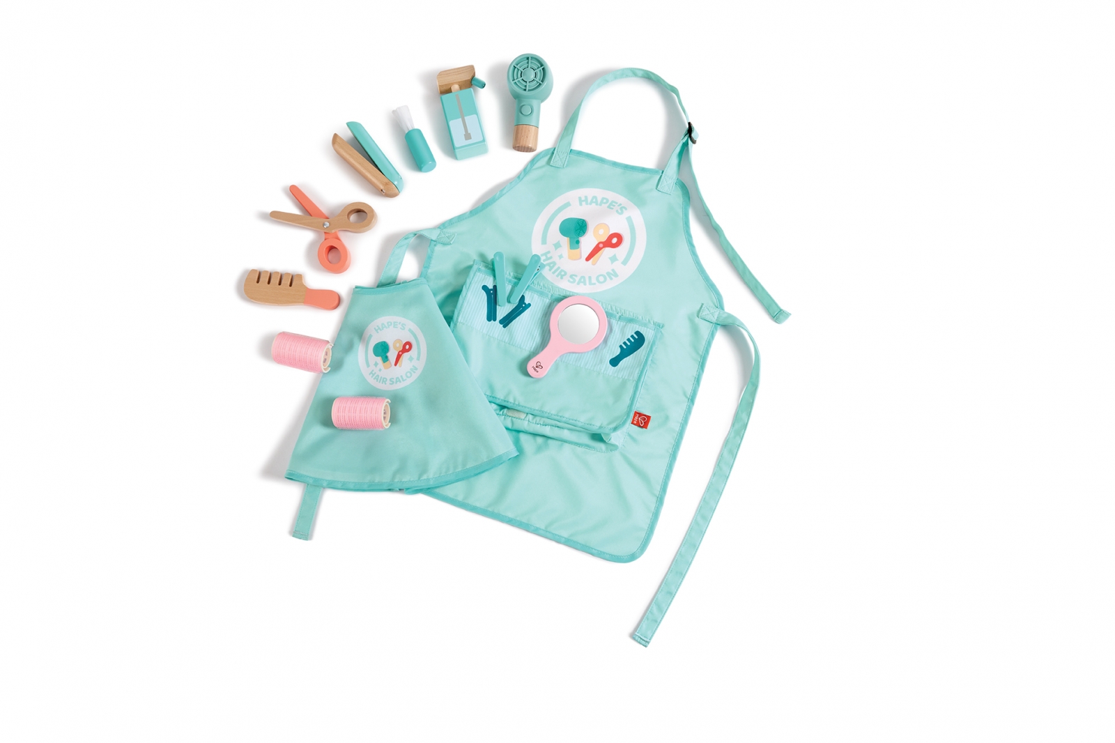 Children's wooden set, Hape, Little hairdressers, 15 pieces