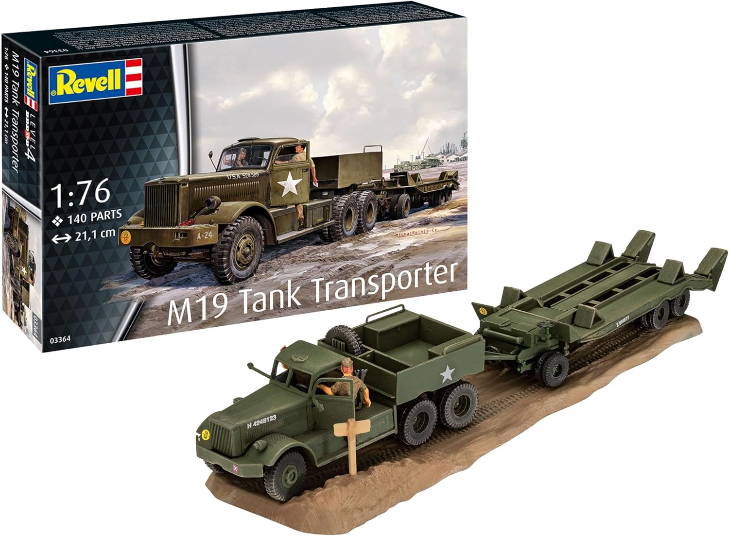Assembly model, Revell, M19 Tank Transporter