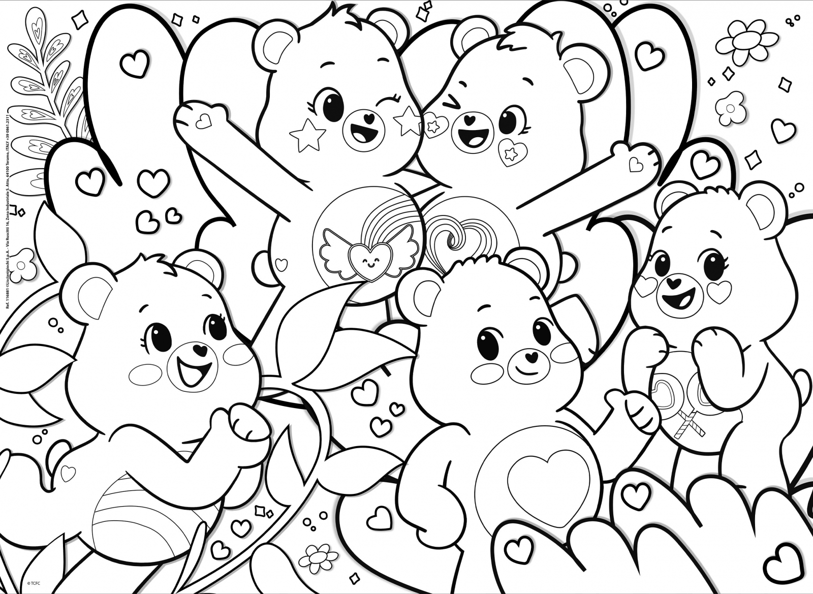 Puzzle, Lisciani, Care Bears, Double-sided puzzle, 24 pieces