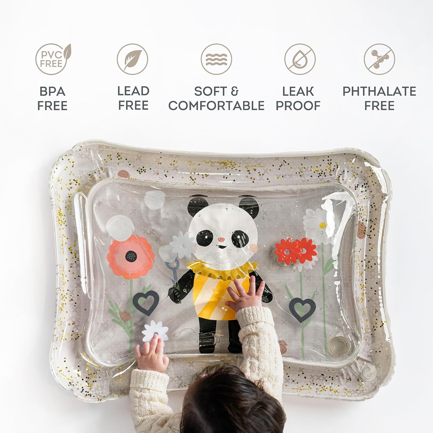 Water mat for babies, Taf Toys, Panda, 66 x 50 cm