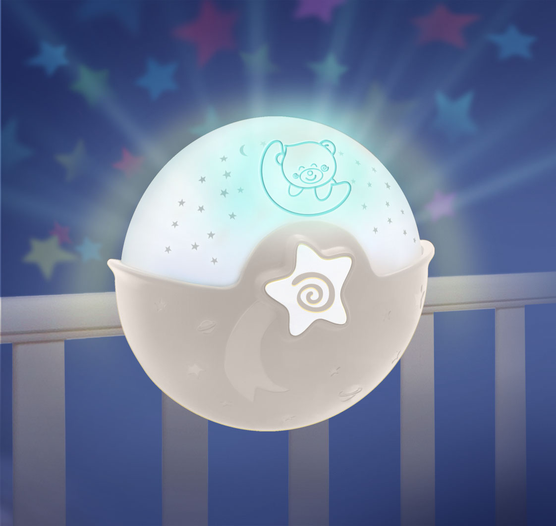3-in-1 Soothing Light Projector, Infantino, Ecru