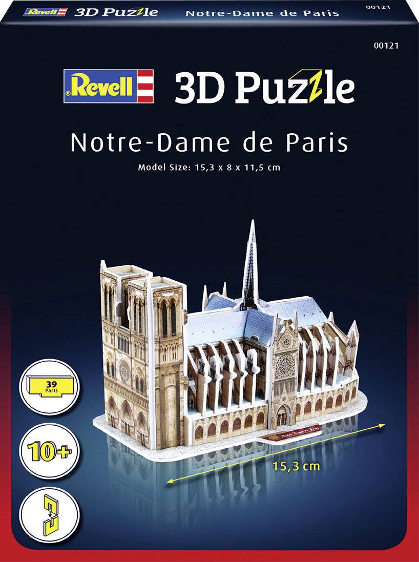 Пъзел Катедралата Нотр Дам Париж 3D, 39 части