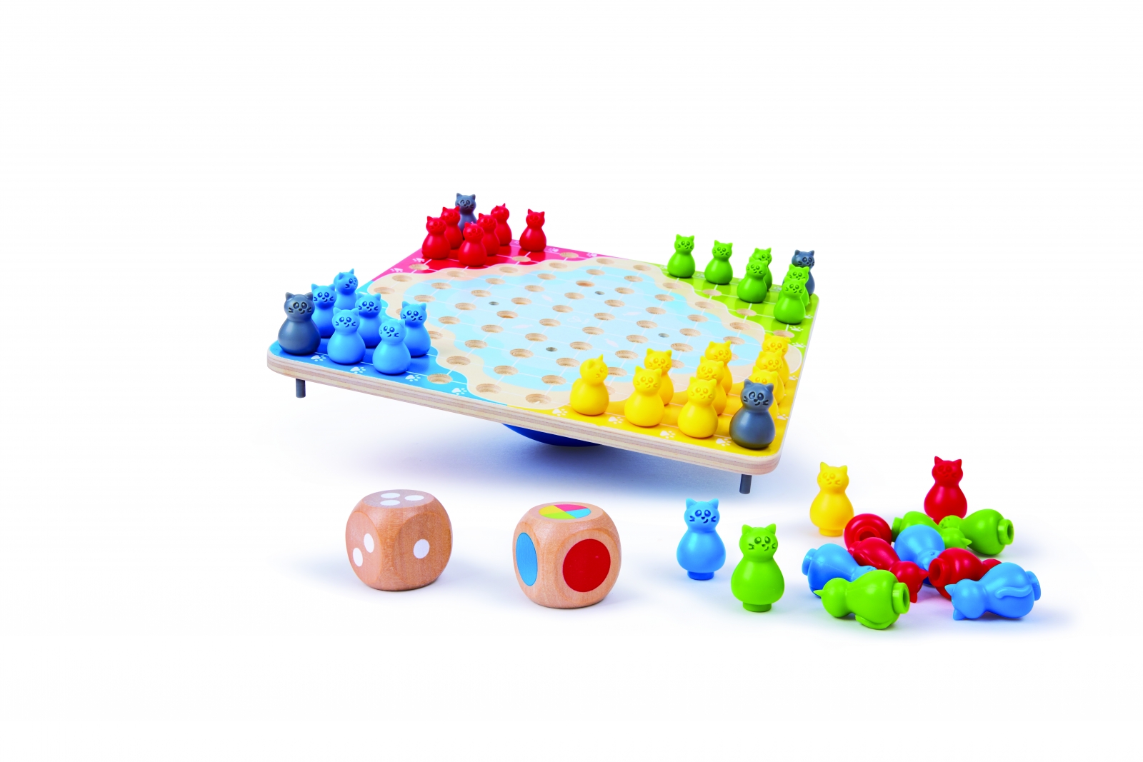 Board game, Hape, Cat Island, 3 in 1