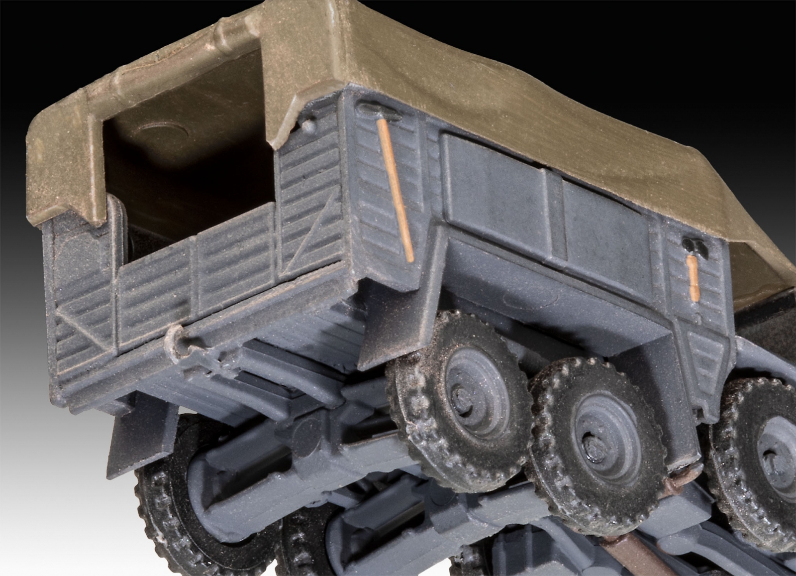 Assembly model, Revell, Starter set truck Krupp Protze KFZ 69 3.7cm, 61 parts