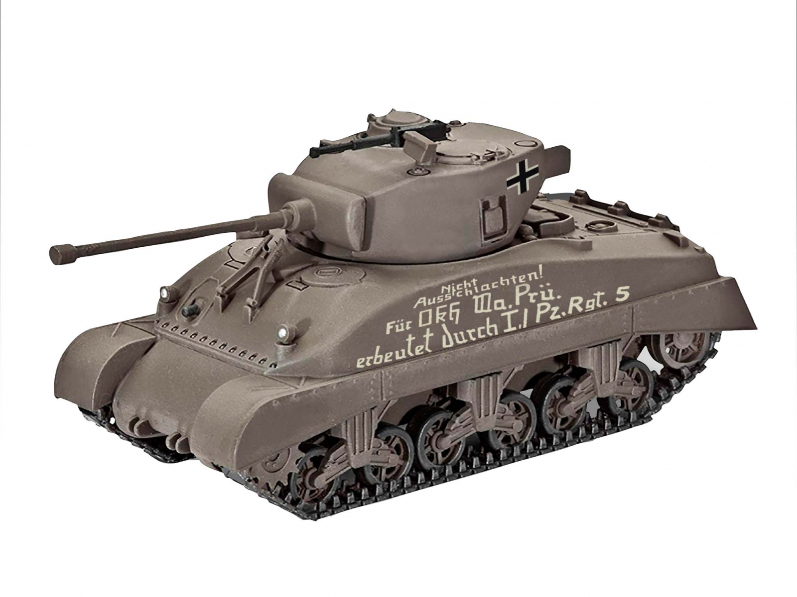 Модел за сглобяване Танк Sherman M4A1, 86 части