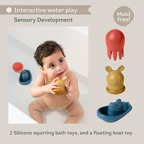 Комплект за новородено, Taf Toys, Време е за баня, 5 части