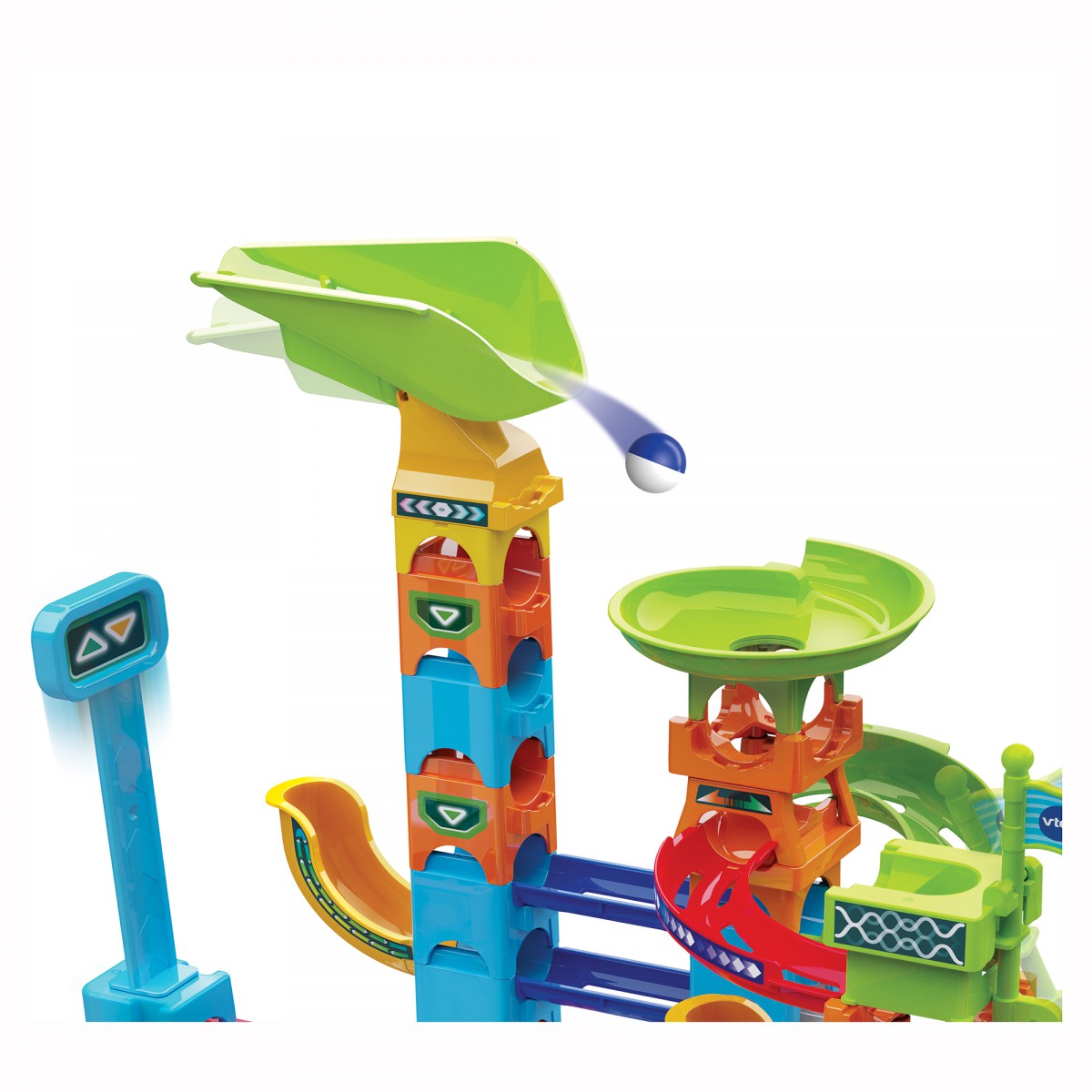 Playset, Vtech, Color Track with Marble Balls, Challenge, 102 Pieces