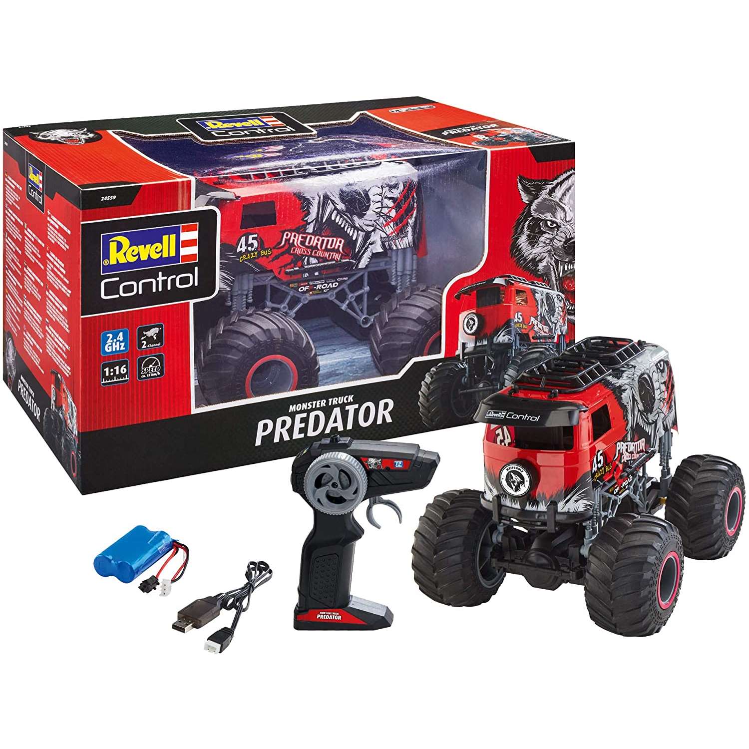 Кола с дистанционно управление Monster Truck, Predator