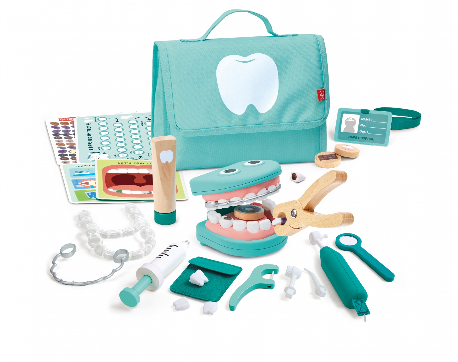 Playset, Hape, Dentist, 33 pieces