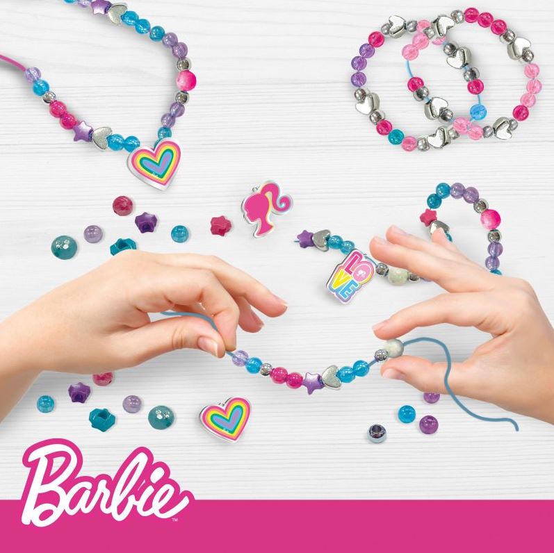 DIY Jewelry, Lisciani, Barbie, Set with Jewelry Box