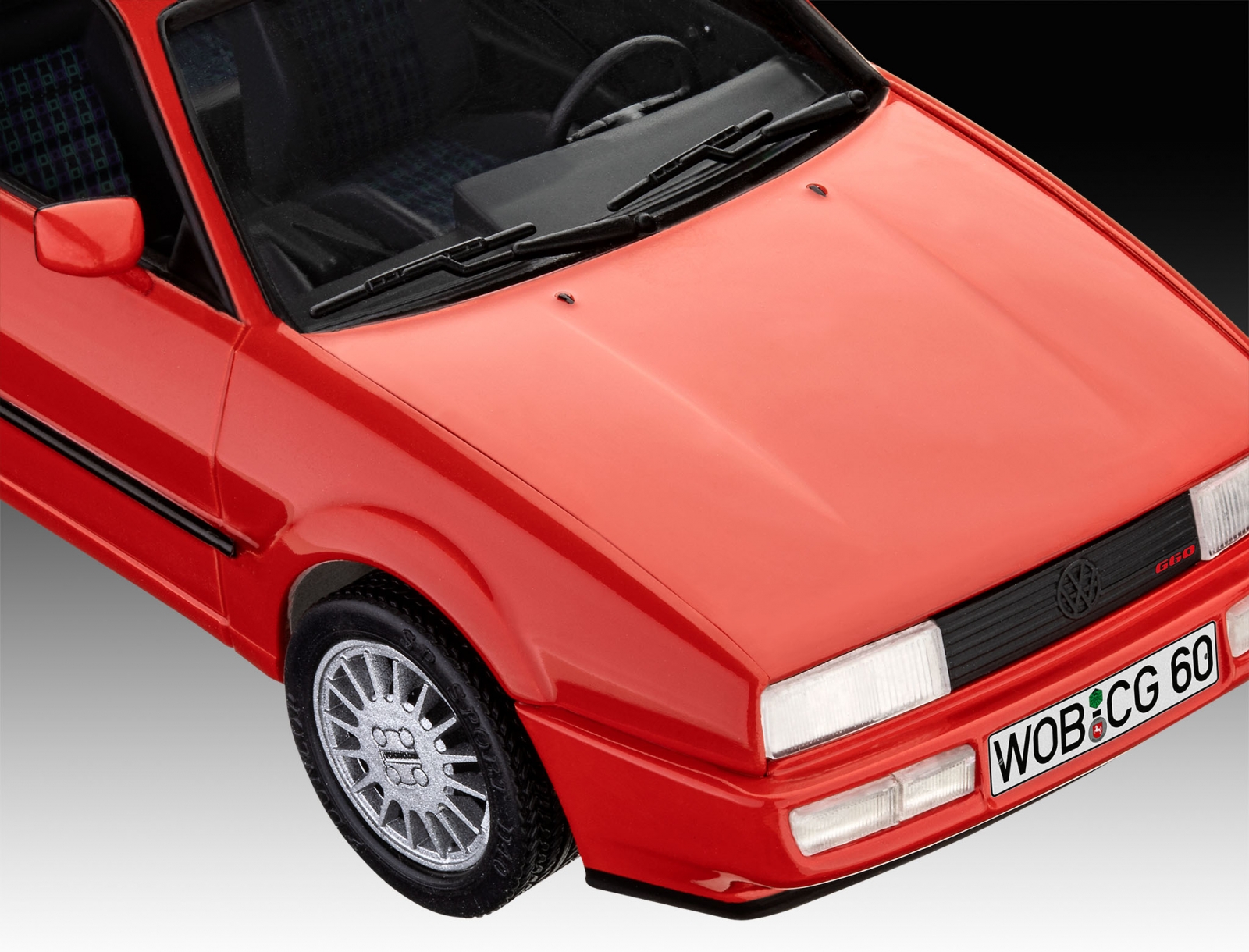 Сглобяем модел, Revell, Подаръчен комплект 35 години VW Corrado, 76 части