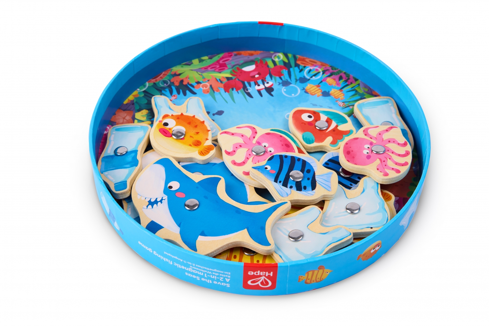 Спаси моретата, Магнитна игра за риболов 2 в 1, 22 части