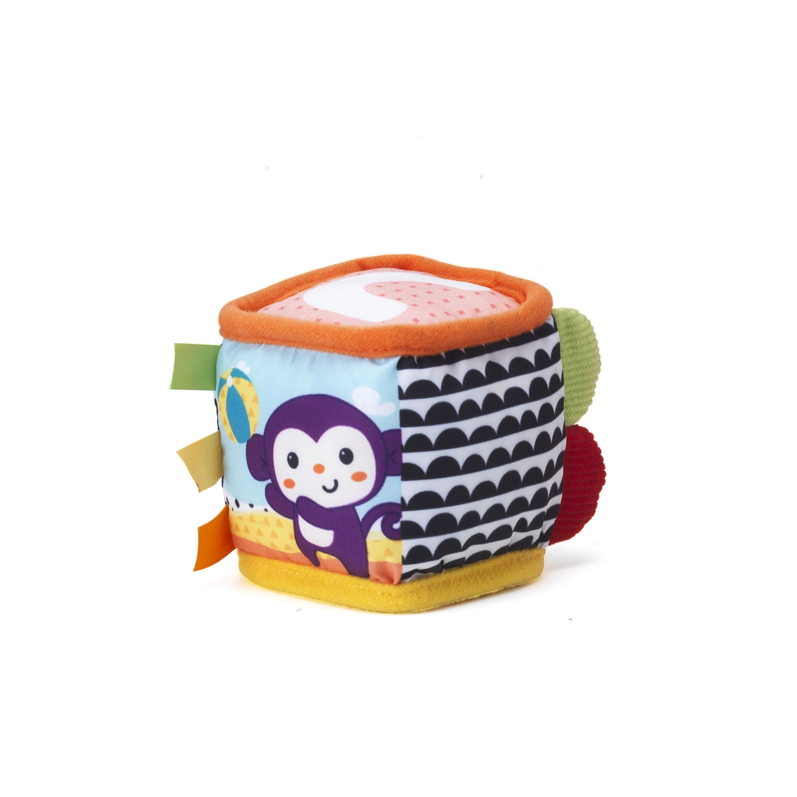 Set of soft educational cubes, Infantino, 4 pieces