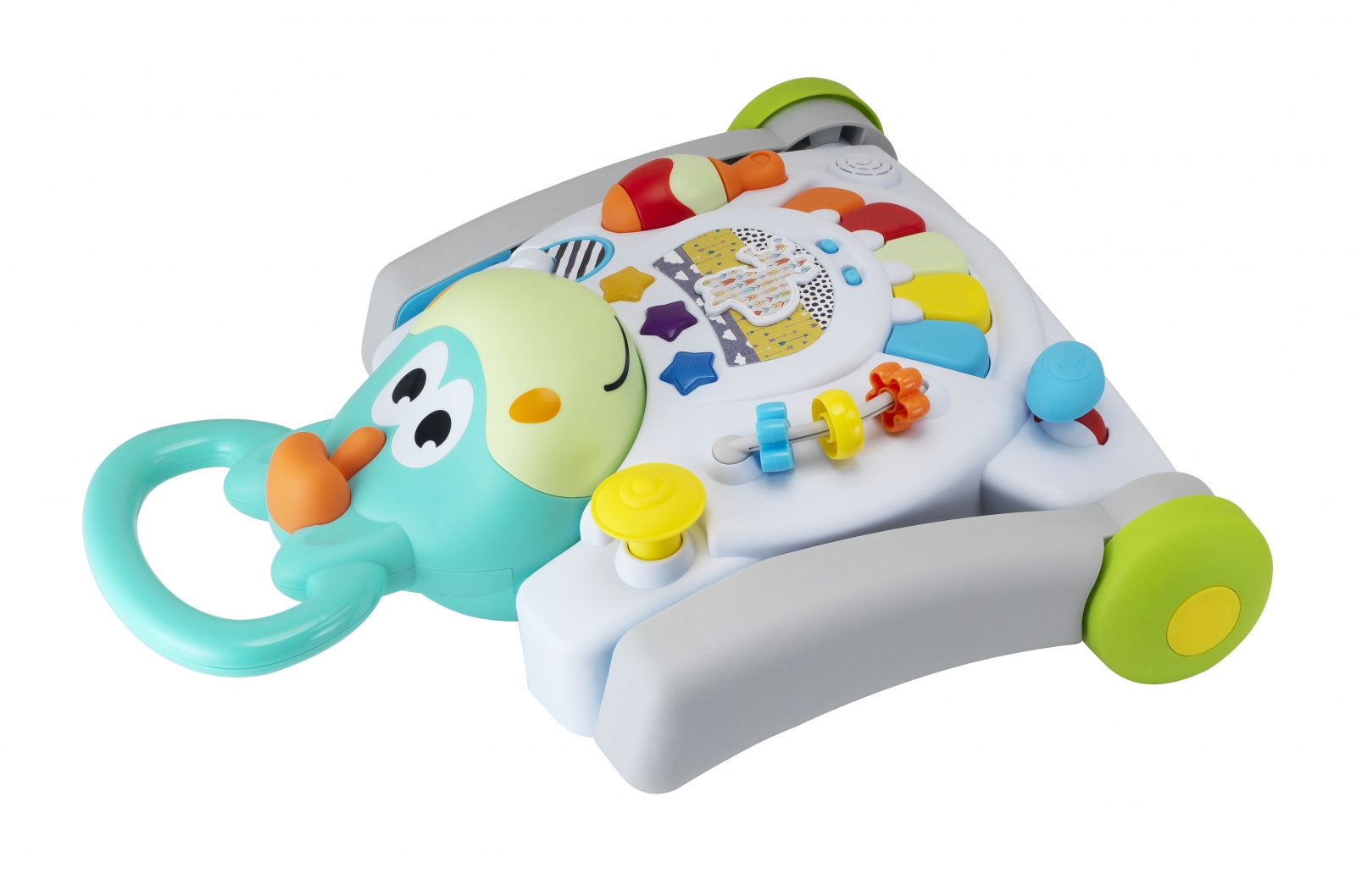 Interactive toy, Infantino, 3 in 1 Baby Walker and Horse Table, White