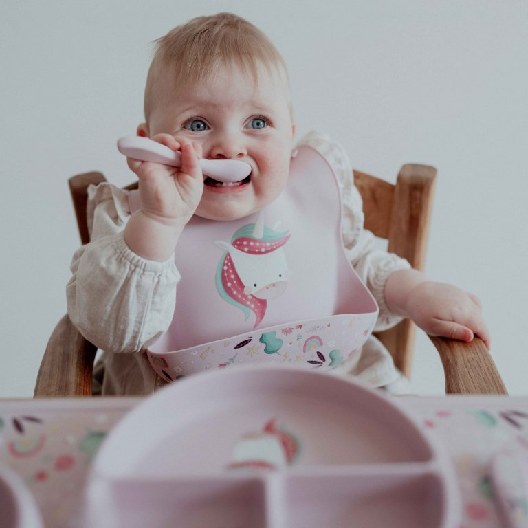 Silicone vacuum feeding plate, Sassi, Unicorn