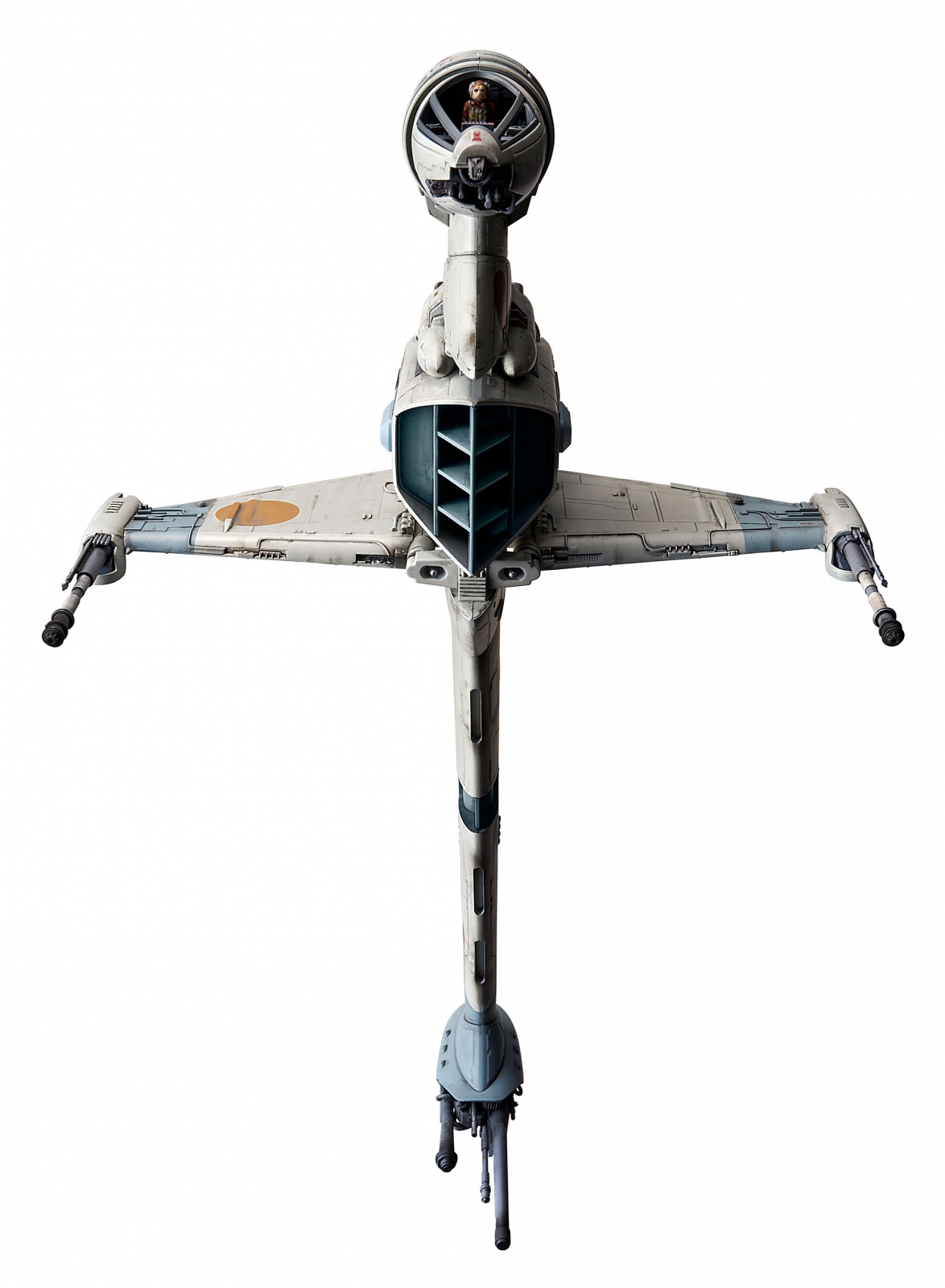 Сглобяем модел, BANDAI, Star Wars, B-Wing Fighter easy-click, 105 части
