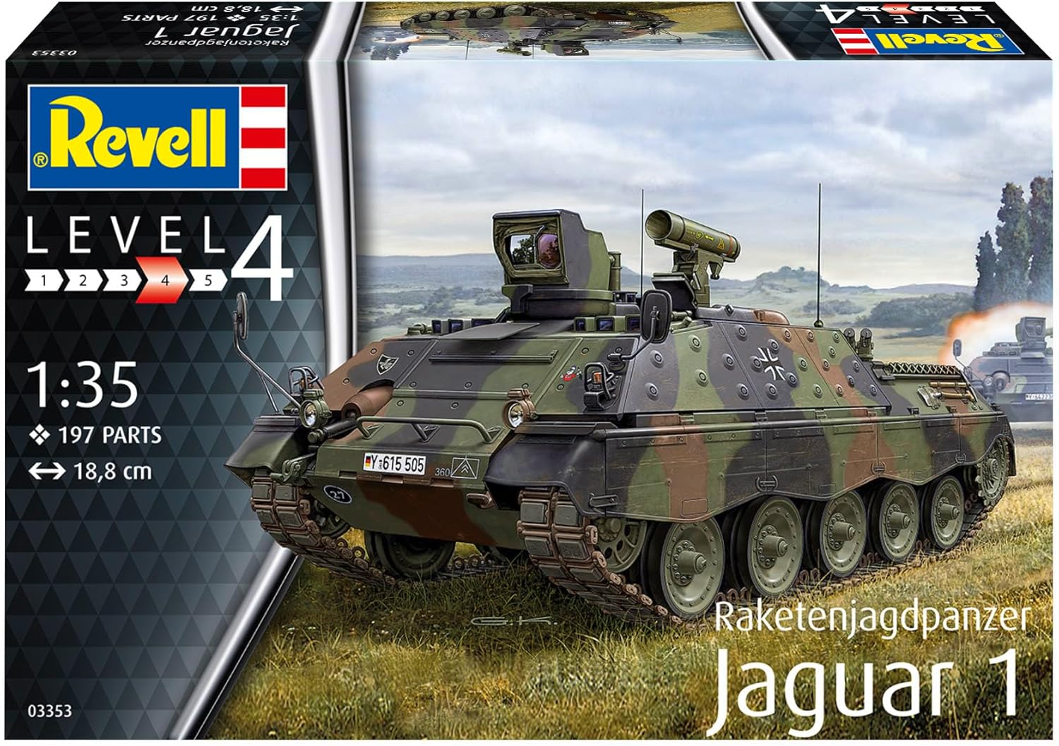 Building model, Revell, Missile destroyer Jaguar 1