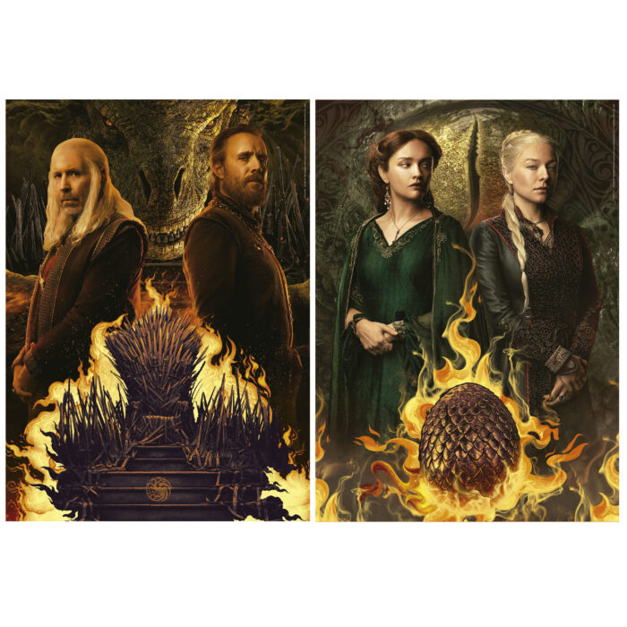 Пъзел, Educa, Game of Thrones, Домът на дракона, 2 х 500 части