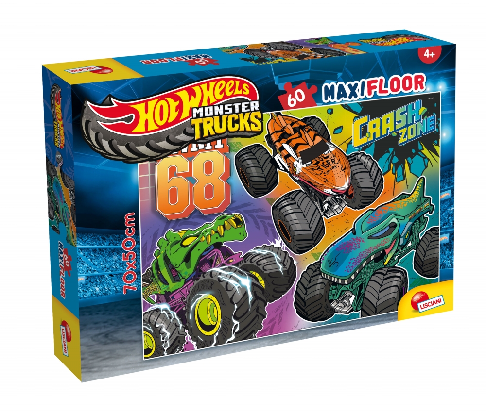 Пъзел, Lisciani, Hot Wheels, 60 части