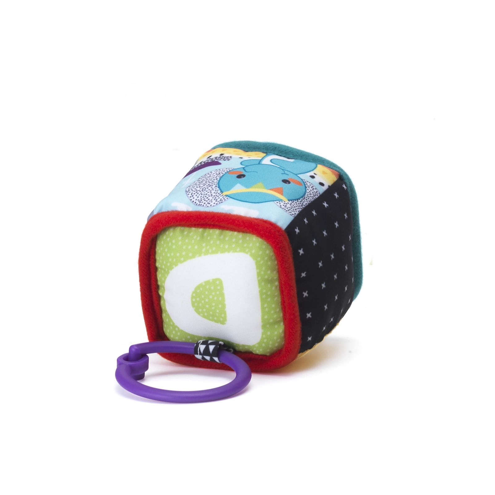 Set of soft educational cubes, Infantino, 4 pieces
