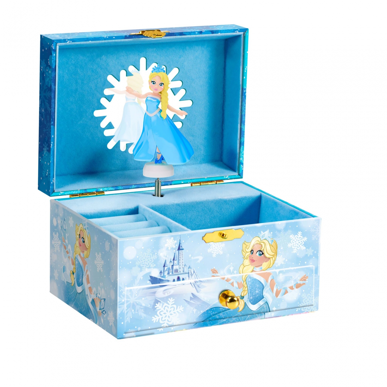 Musical jewelry box, Craze, Princesses, 14.7 x 12.2 x 9.2 cm